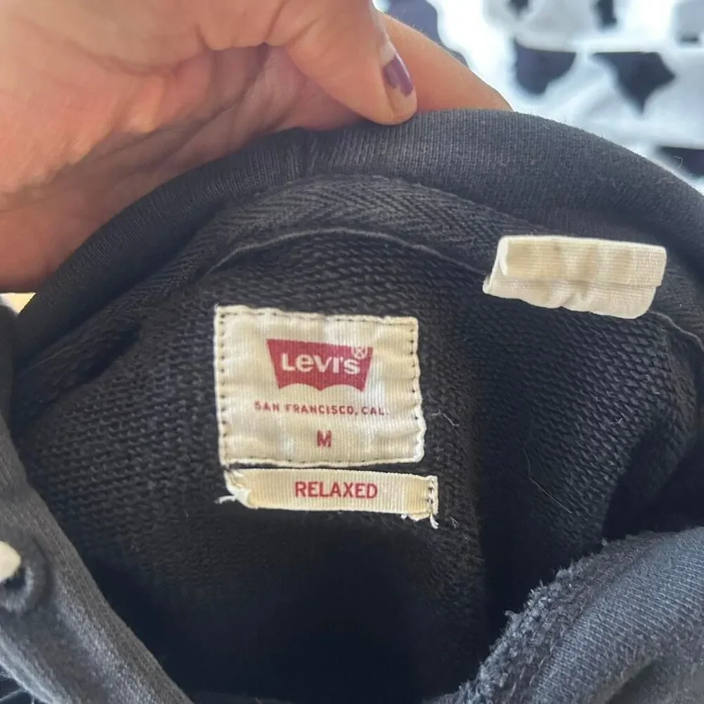 Faded Black Hoodie